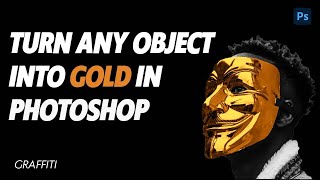 How To Gold Effect In Photoshop 2 Min  Turn Anything Into Gold [upl. by Hallett657]