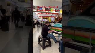 Newark Airport Piano  SingForHopeorg Donates Painos publicpiano journey [upl. by Rbma]