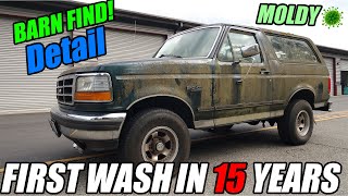 I FOUND AN ABANDONED 1993 FORD BRONCO  RESCUE RESTORATION DETAIL  Shocking Results [upl. by Nylirrej]