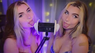 ASMR Pure Twin Earlicking  Double Ear Noms for Double Tingles [upl. by Benzel411]