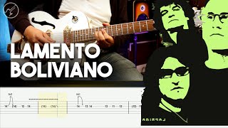 Lamento Boliviano  Enanitos Verdes COMPLETA Tab Guitarra  SOLO Guitarra [upl. by Aid]