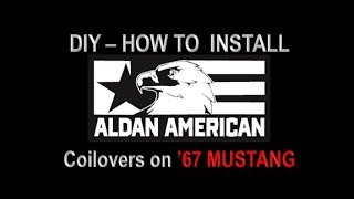 How to Install Coilovers  1967 Mustang [upl. by Doxia590]