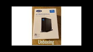 Lacie d2 professional 8TB Unboxing [upl. by Shumway]