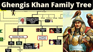 Genghis khan Family Tree  Who was his most brutal Son [upl. by Anallij]