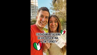 Ciudadanía italiana desde Argentina y SIN turno [upl. by Yhpos776]