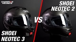 Shoei Neotec 3 Versus Shoei Neotec 2  ChampionHelmetscom [upl. by Genesa]