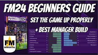 How to set Football Manager up properly and best managerial focus  FM24 Tips [upl. by Yrolg]