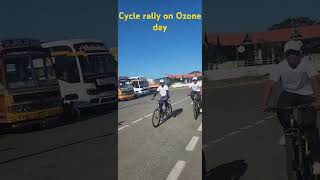 Ozone day cycle rally Kanyakumari zeropoint [upl. by Sabas536]