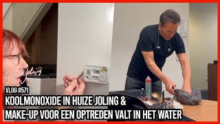 KOOLMONOXIDE IN HUIZE JOLING amp MAKEUP VOOR EEN OPTREDEN VALT IN HET WATER  GERARD JOLING VLOG571 [upl. by Aitan]