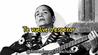 Chavela Vargas  Paloma Negra Letra [upl. by Ppilihp]