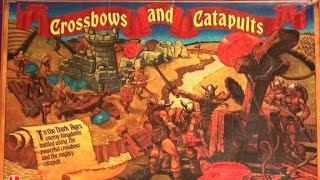 Ep 162 Crossbows And Catapults Board Game Review Lakeside 1983  How To Play [upl. by Maighdiln903]