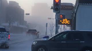 Visiting Yellowknife on a very cold week [upl. by Delmor414]