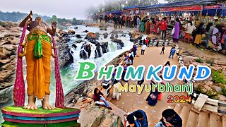 Bhimkund keonjhar  Bhimkund Waterfall Mayurbhanj  Bhimkund Makara Mela 2024 makarmelavideos [upl. by Anselme]