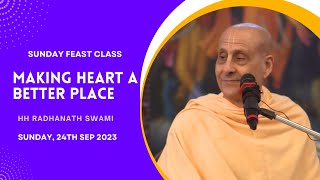 Making Heart A Better Place  HH Radhanath Swami  ISKCON Chowpatty [upl. by Julio]