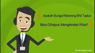 Apakah Bunga Rekening BNI Taplus Bisa Dihapus Menghindari Riba [upl. by Glynas879]