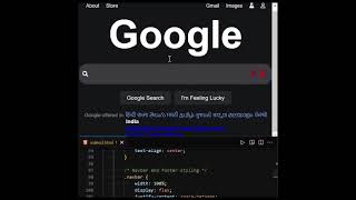 Google page cloning using html css js anime htmlcssjavascript javascript youtubeshorts shorts [upl. by Cecile]