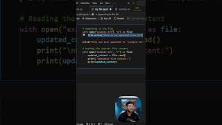 Master Appending Files in Python Fast shorts python tips [upl. by Remliw]