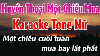 Huyền Thoại Một Chiều Mưa Karaoke Tone Nữ Karaoke Đức Duy  Beat 2023 [upl. by Unni204]