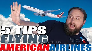 5 Tips For Flying American Airlines DO NOT MISS THIS [upl. by Naira]