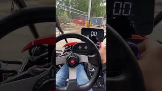 Trailmaster Youth i200r electric go kart 1st test drive [upl. by Cire]