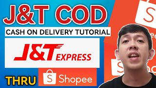 PAANO MAG COD SA JampT EXPRESS  SHOPEE JampT CASH ON DELIVERY TUTORIAL [upl. by Mabel]