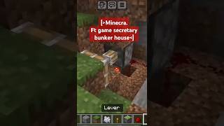 Minecraft game mini secretary bunker house [upl. by Manolo]