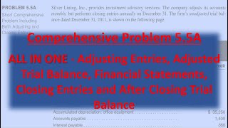 55A  Closing Entries  Comprehensive Problem  Solution  Williams Haka Bettner  Meigs [upl. by Gino]