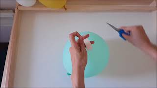 Tutoriel fixez un ballon au plafond sans helium [upl. by Laufer]