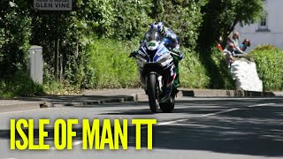 SUPERSTOCK BIKES FLAT OUT  ISLE OF MAN TT MAROWN CHURCH [upl. by Aronaele]