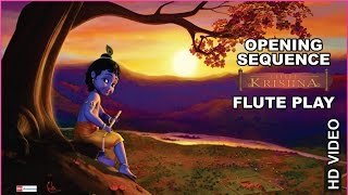 Little Krishna  Opening Sequence  Flute [upl. by Aeresed]