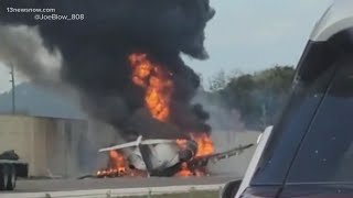 Two killed after plane crash lands on Florida interstate [upl. by Butta270]