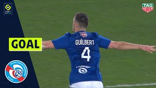 Goal Frederic GUILBERT 90 1  RC STRASBOURG ALSACE RC STRASBOURG ALSACE  AS MONACO 10 2021 [upl. by Archibold]