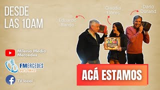 ACA ESTAMOS  26 DE OCTUBRE   RADIO MERCEDES  MILENIO MEDIA [upl. by Aljan284]