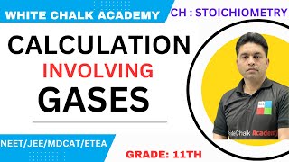 Calculation Involving Gases  Stoichiometry Class 11  Chemistry HindiUrdu [upl. by Baugh]