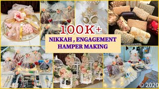 ❣️NIKKAH  ❣️ ENGAGEMENT Hamper Making Ideas 💡 wedding Gifts [upl. by Winchell]