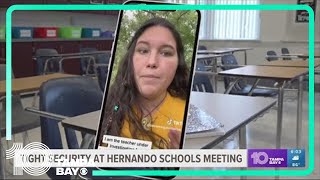 Hernando County School Board talks Disney movie investigation [upl. by Etnwahs906]