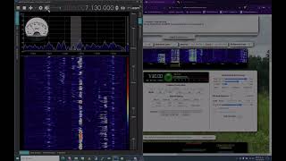 SWL HAM 7130 kHz  Batalla EEUU vs Mex  Guerra de Amplificadores HF Cap 35 [upl. by Wichman]