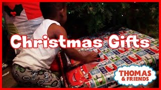 JFunk Christmas 2014 Unboxing Thomas and Friends Toy Trains Disney Cars Toys Christmas Presents [upl. by Rangel70]