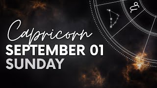 Capricorn  Today Horoscope  September 1 2024 [upl. by Anuahsar]