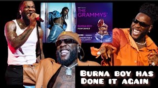 Burna Boy Grammy Awards Night Performance 2024 [upl. by Arraes]