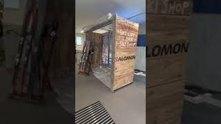 Ski Lift Photo Booth for Salomon new store In London salomon london skiing boutiquepartyhire [upl. by Berns]