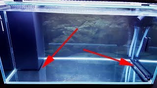 Automatic Bottom Sweeper for Bare Bottom Tank DIY Dual Overflow [upl. by Svetlana987]