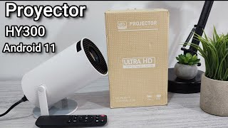 Mini proyector Android HY300 Esto lo cambia todo [upl. by Yelich493]