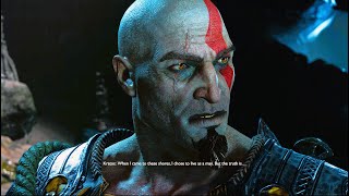 God of War 4 2018  Helheim Bridge keeper boss fight Kratos admits he is a god [upl. by Trebleht]