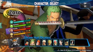 Zoro Timeskip Zorojuro GameplayONE PIECE PIRATE WARRIORS 4 [upl. by Aihtennek]