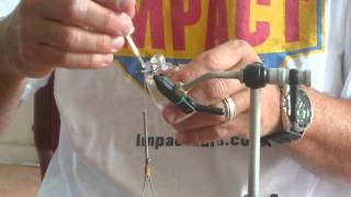 HOW TO TIE A BUCKTAIL TRAILER HOOK [upl. by Akinoj]