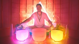 Chakra Frequencies to Unlock Your Full Potential 432Hz  257Hz 324Hz  Singing Bowl Sound Bath [upl. by Newel714]