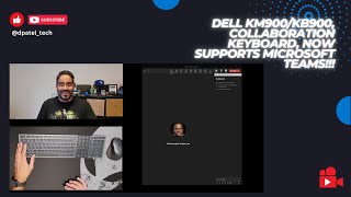 Dell Premier Collaboration Keyboard  KB900 and KM900 now support Microsoft Teams Heres a demo [upl. by Rosaline]