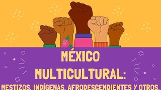 MÉXICO MULTICULTURAL MESTIZOS INDÍGENAS AFRODESCENDIENTES EURODESCENDIENTES ÁRABES ASIÁTICOS [upl. by Aserehc]