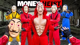 PARKOUR VS MONEY HEIST  Money Heist Disguise as Police to Steal Money amp Rescue Bad Guys  Epic POV [upl. by Towne]